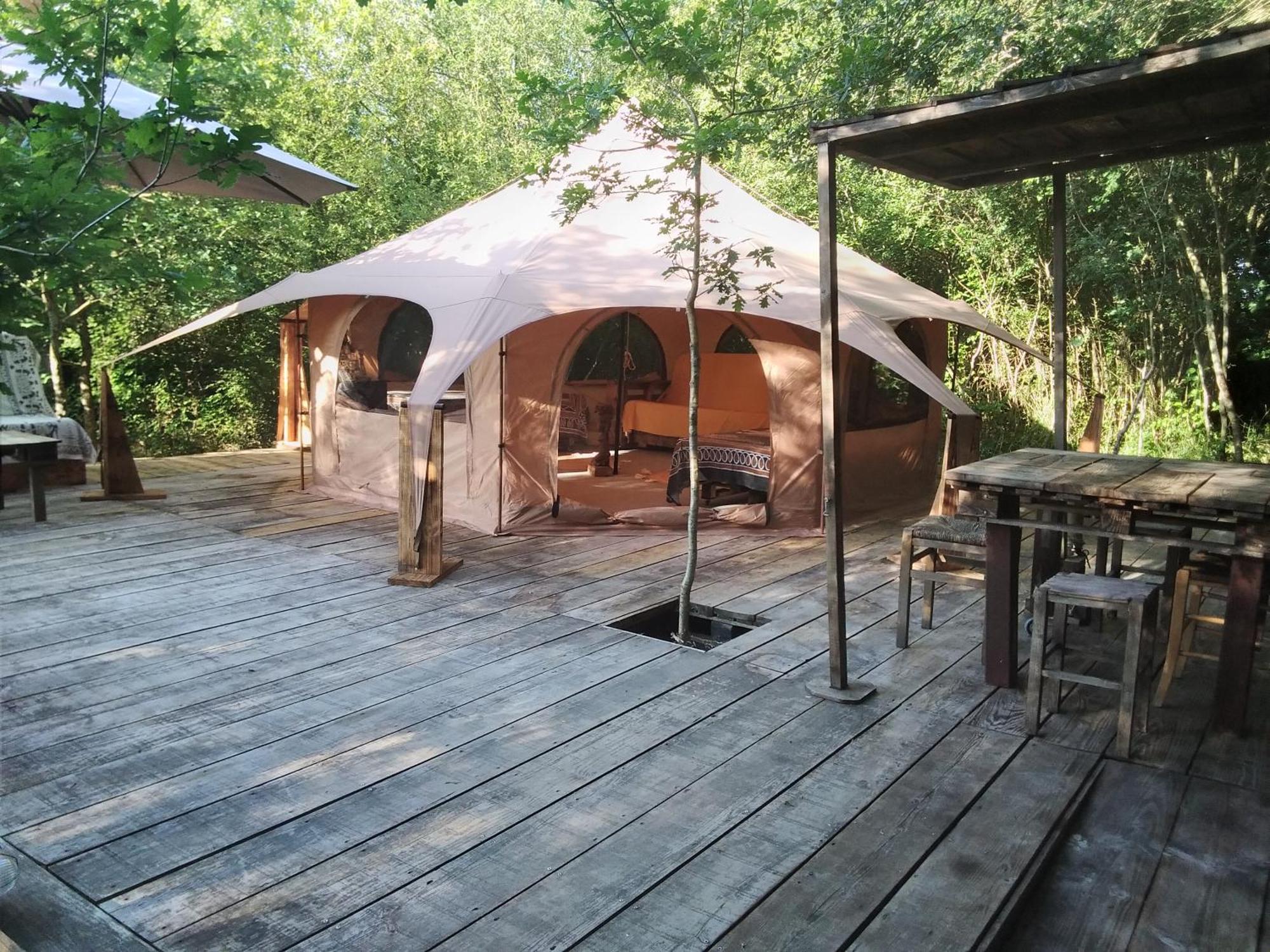 Tente Safari Lodge Dans Foret Luxuriante Vielle-Tursan Екстер'єр фото