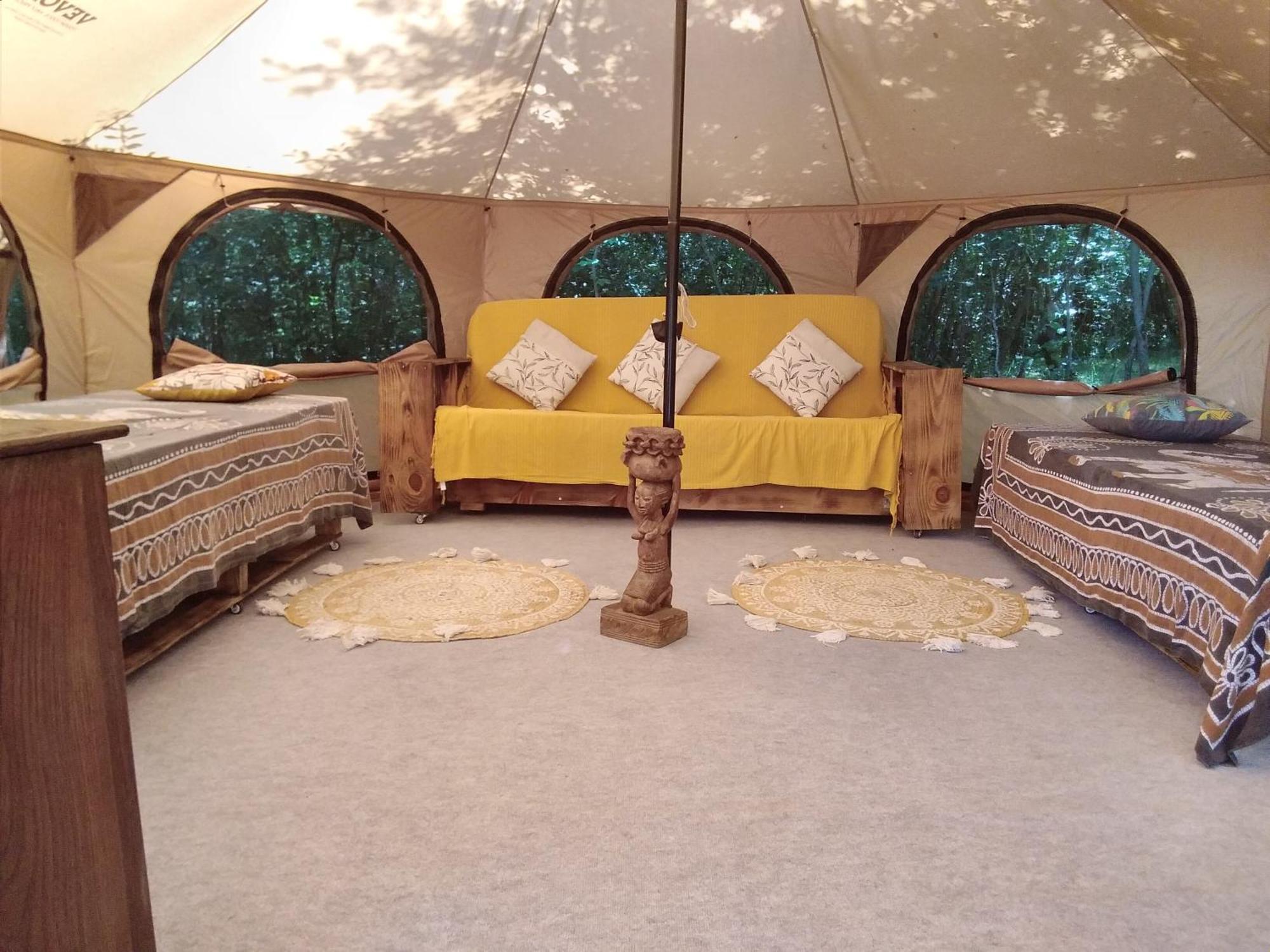 Tente Safari Lodge Dans Foret Luxuriante Vielle-Tursan Екстер'єр фото