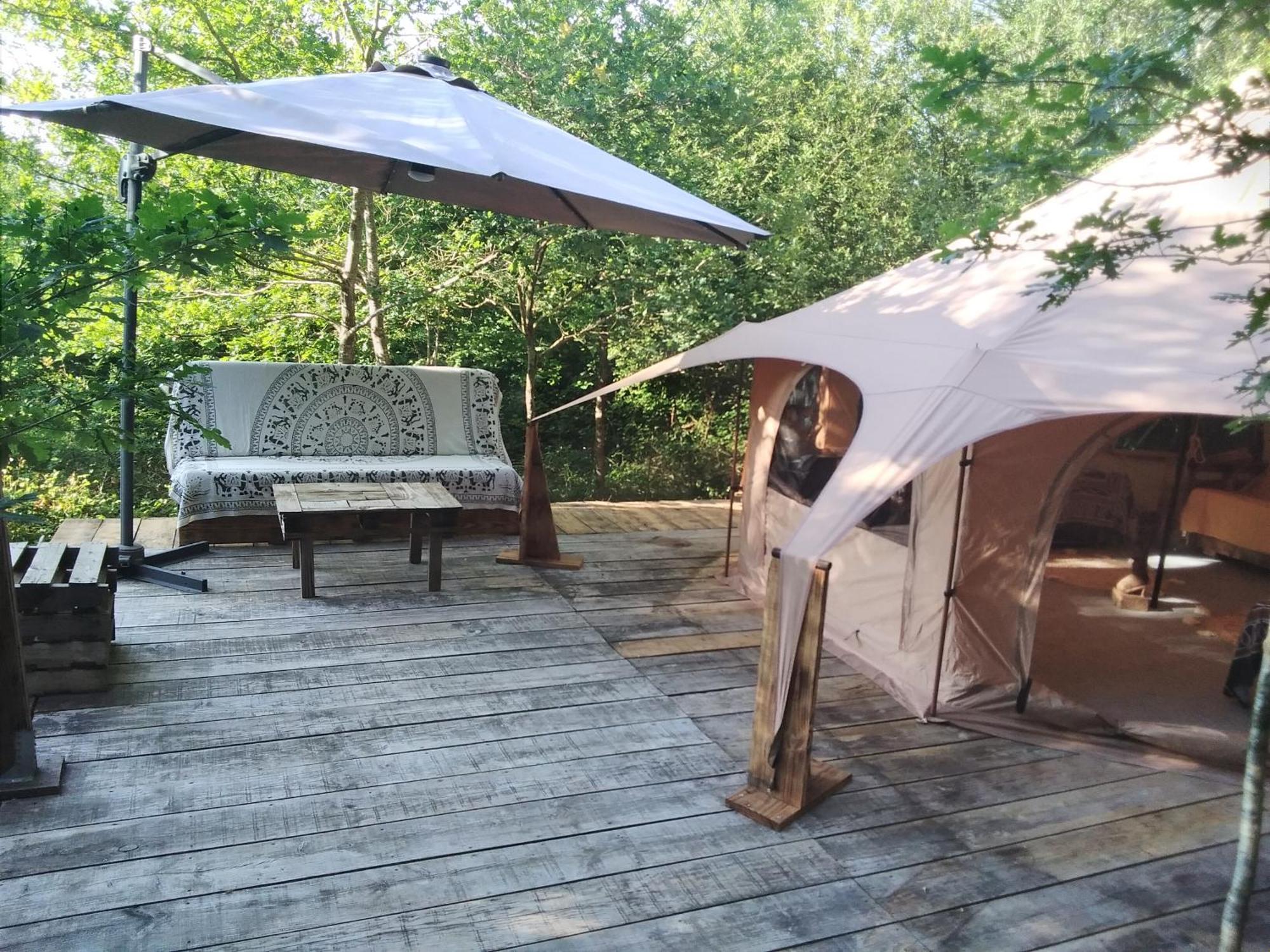 Tente Safari Lodge Dans Foret Luxuriante Vielle-Tursan Екстер'єр фото